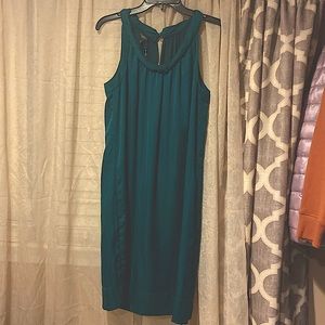 Emerald greens, size 10, rope neck line